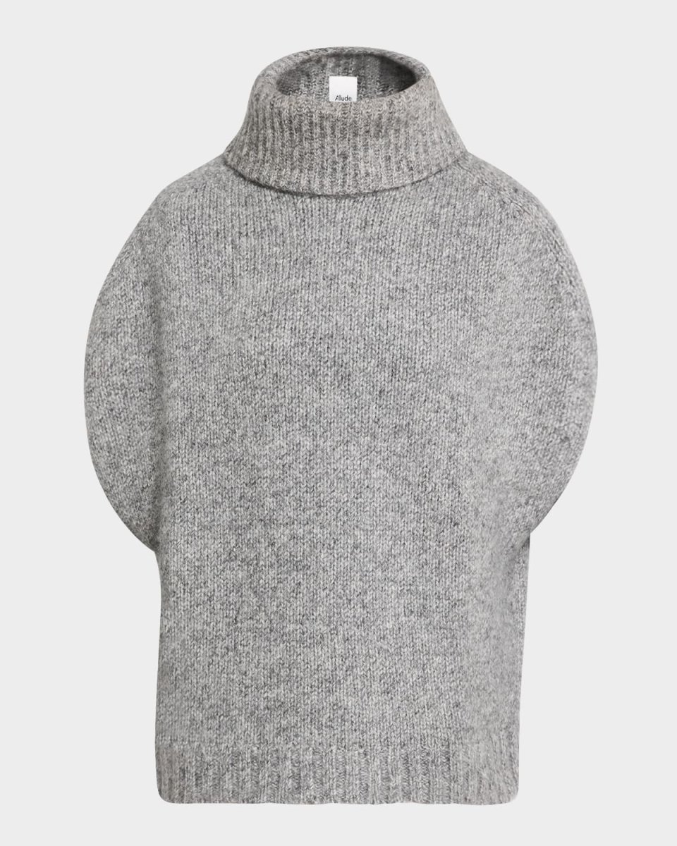Cashmere-Silk Turtleneck Sweat