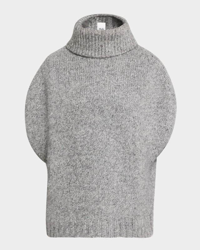 Cashmere-Silk Turtleneck Sweat