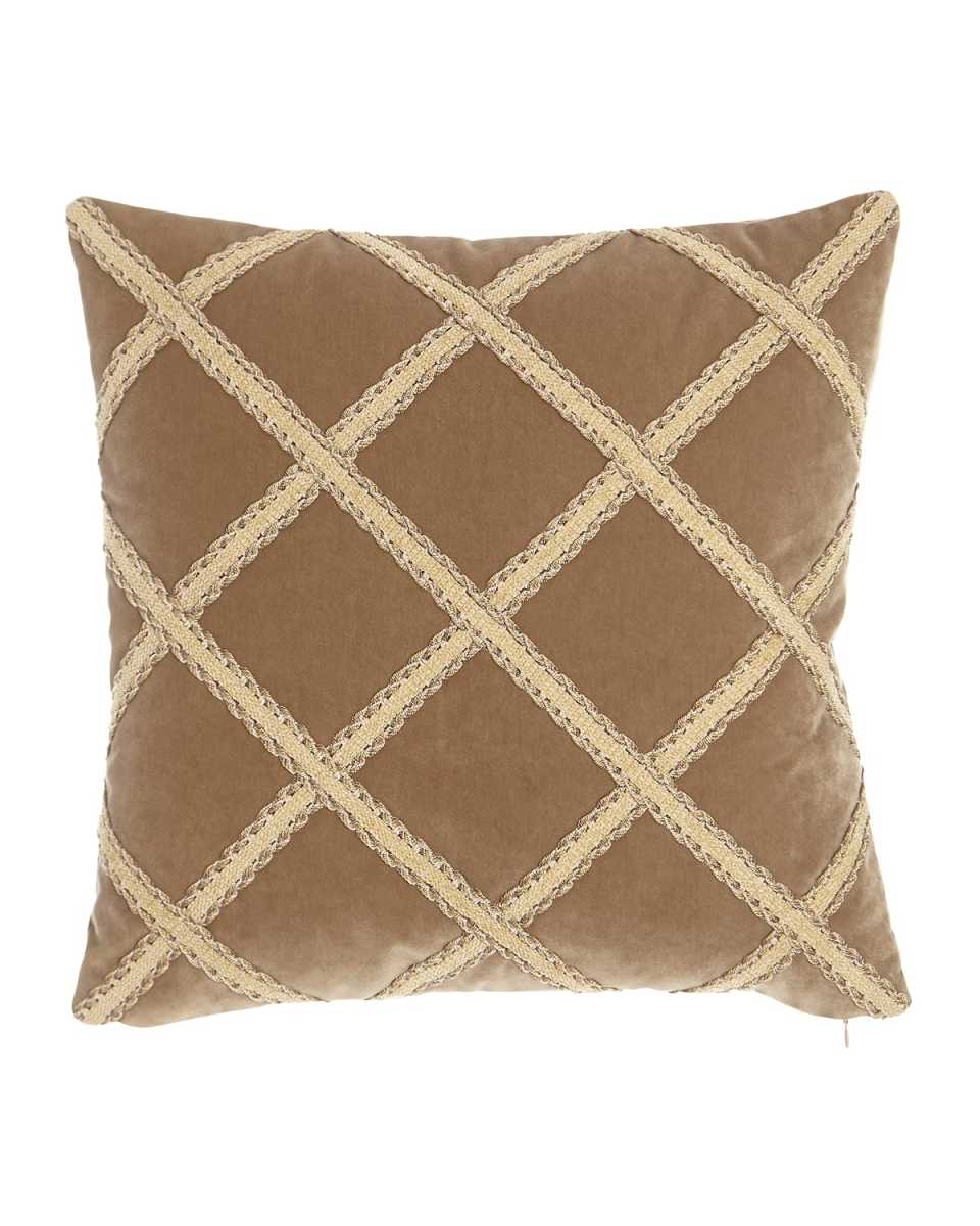Renaissance Velvet Pillow, 20"Sq.