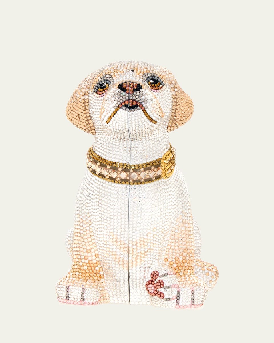 Luna Puppy Dog Minaudiere Clutch Bag