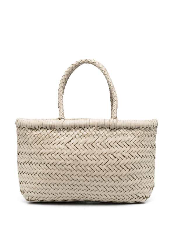 mini Flat Gora leather tote bag