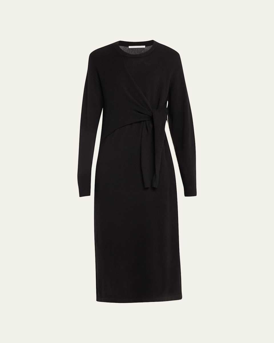 Knot Cashmere Midi Dress