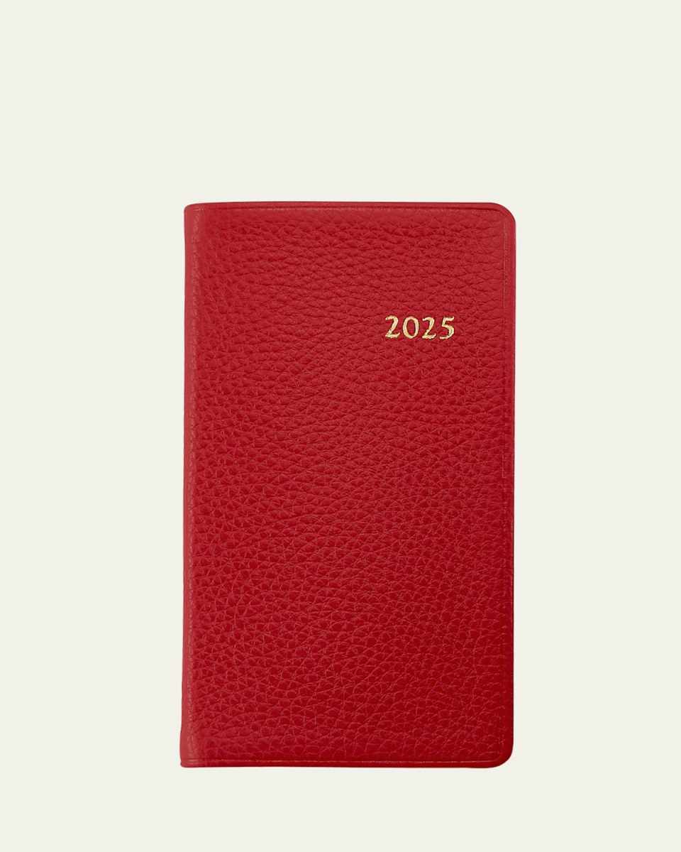 2025 6" Leather Pocket Datebook