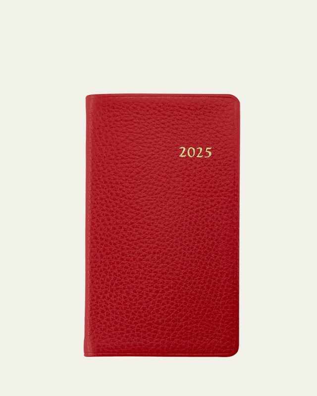 2025 6" Leather Pocket Datebook