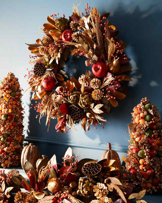28" Autumn Harvest Thanksgiving Wreath