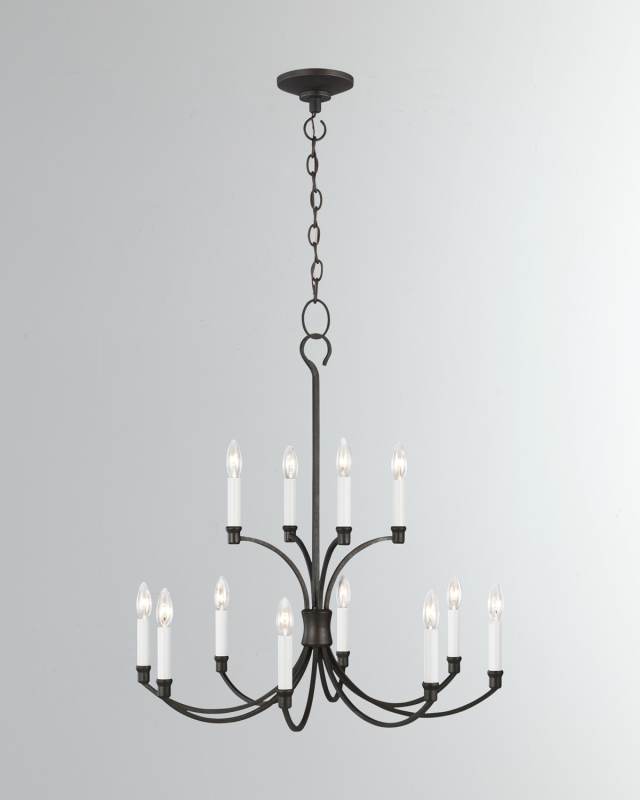 12 - Light Chandelier Westerly By Chapman & Myers