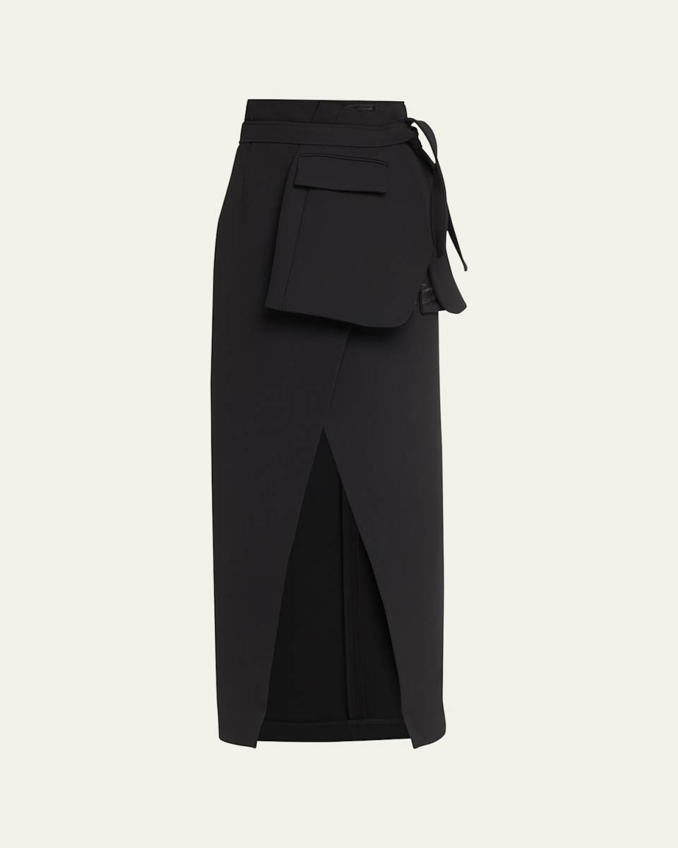 Maxi Skirt with Basque Detail