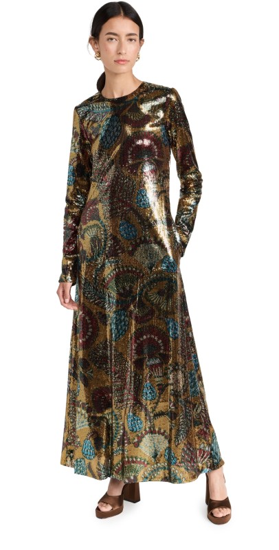 La Double J Swank Sequin Dress Sicomore