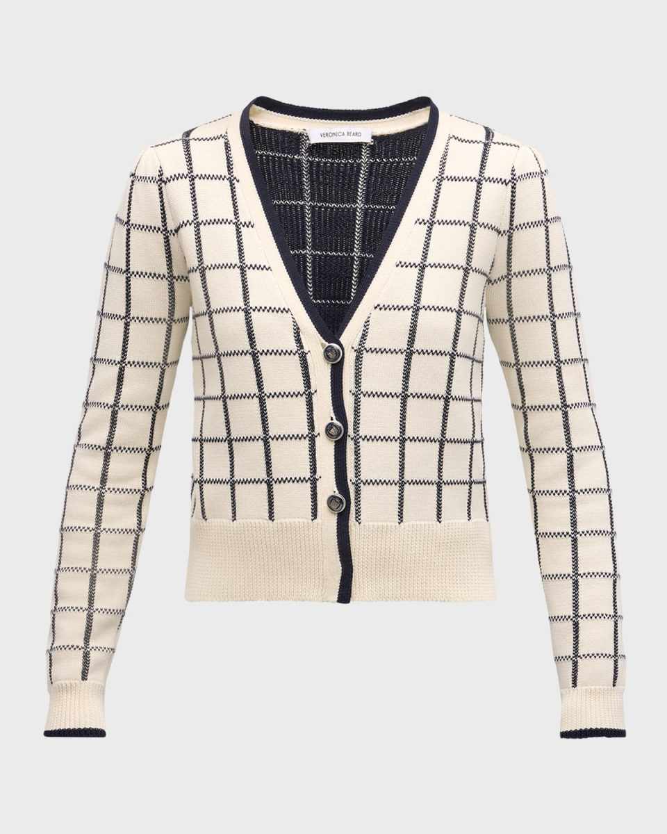 Adaire Check Cardigan