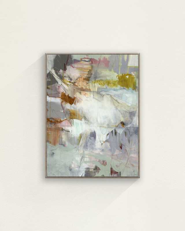 "Listening for Answers" Framed Giclee by Mary Elizabeth Marvin, 38" x 50"