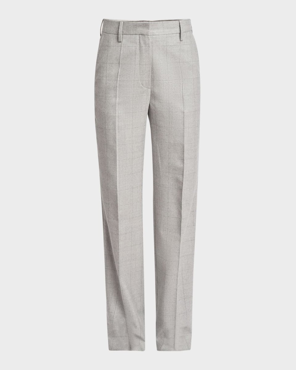 Pulla Wool Straight-Leg Trousers