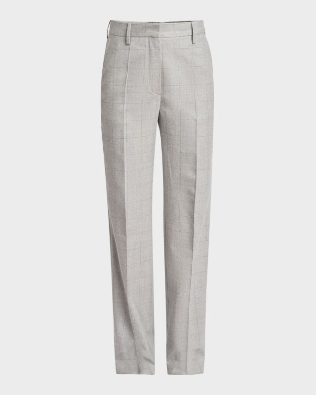 Pulla Wool Straight-Leg Trousers
