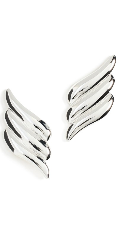 Heaven Mayhem Wing Earring Silver