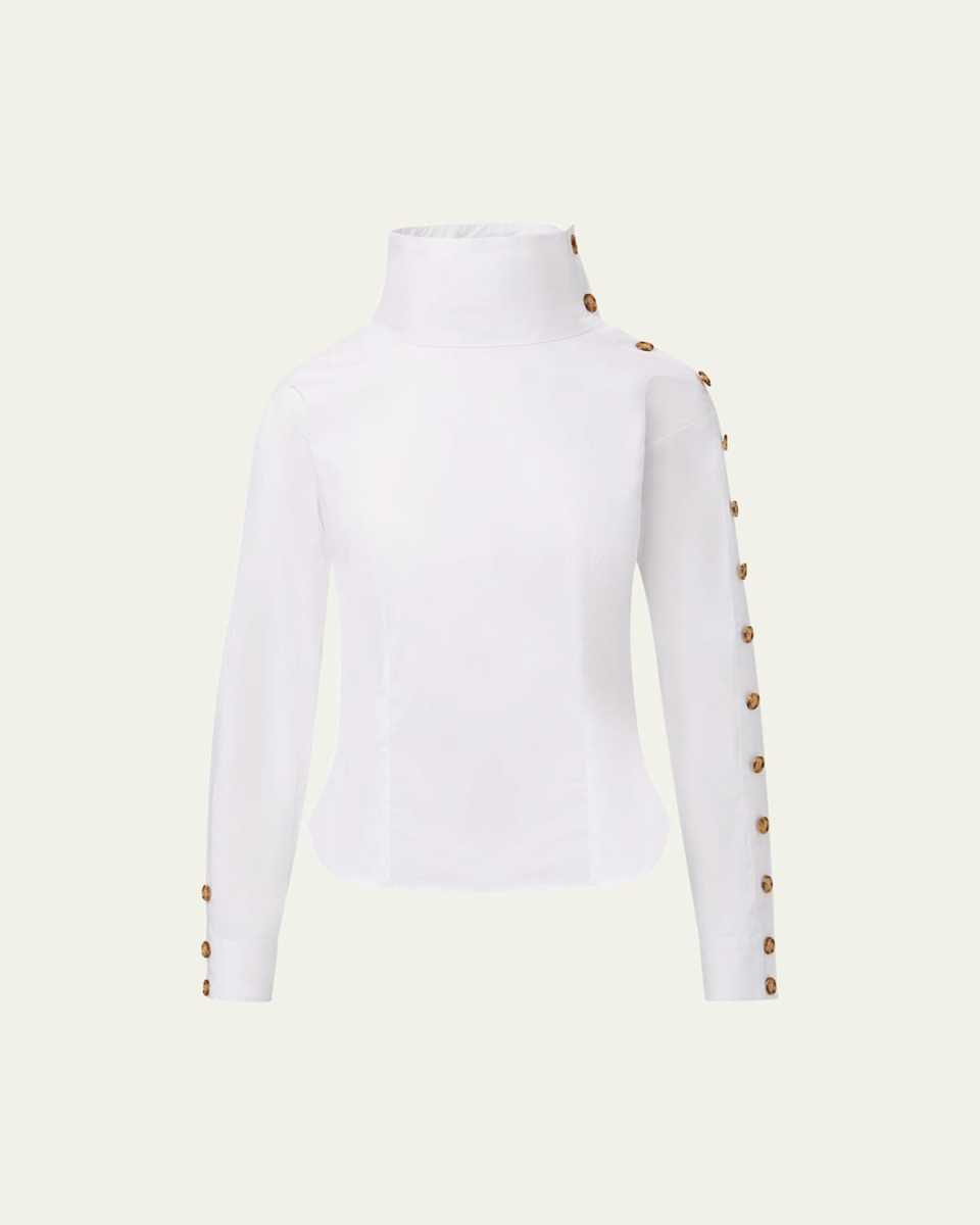 Fauri Asymmetric Poplin Shirt