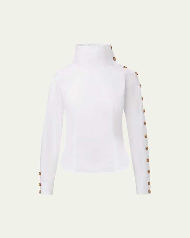 Fauri Asymmetric Poplin Shirt