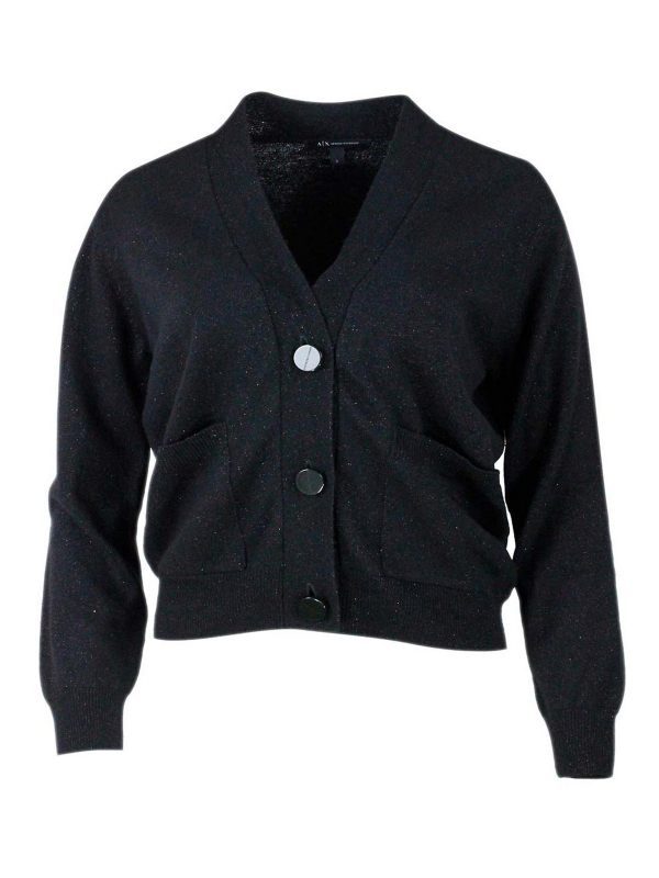 Armani Exchange Pull Col Rond - Noir