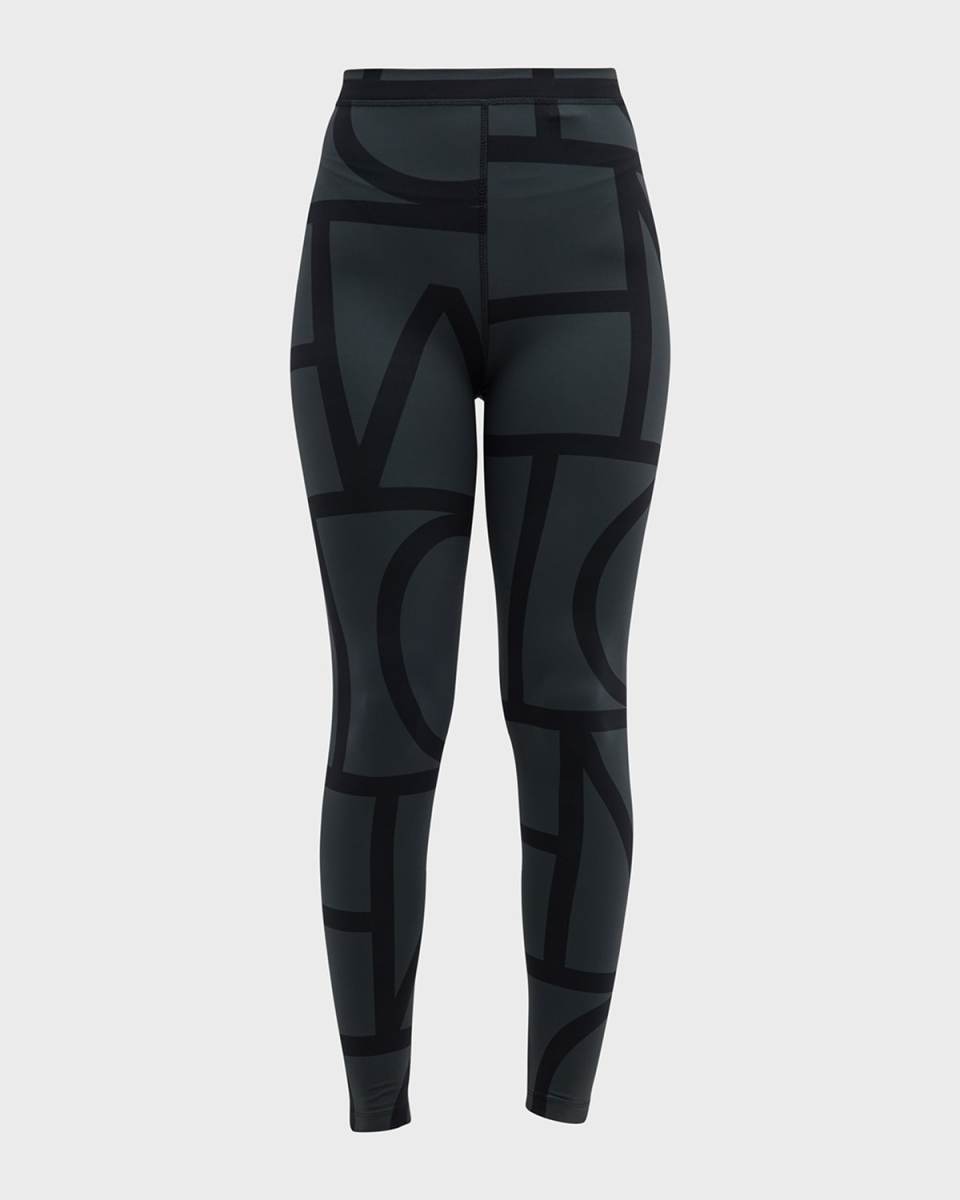 Monogram Ankle Leggings