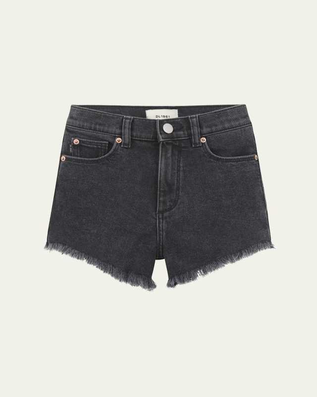 Girl's Lucy Cutoff Denim Shorts, Size 7-16