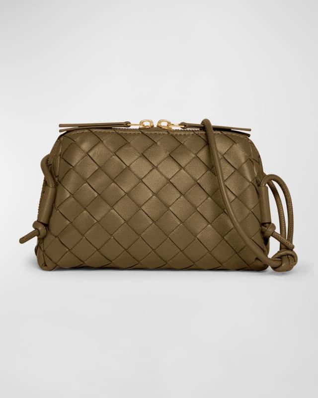 Zip Leather Pouch Shoulder Bag