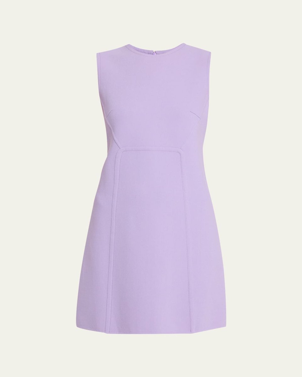 Double-Face Wool Shift Dress