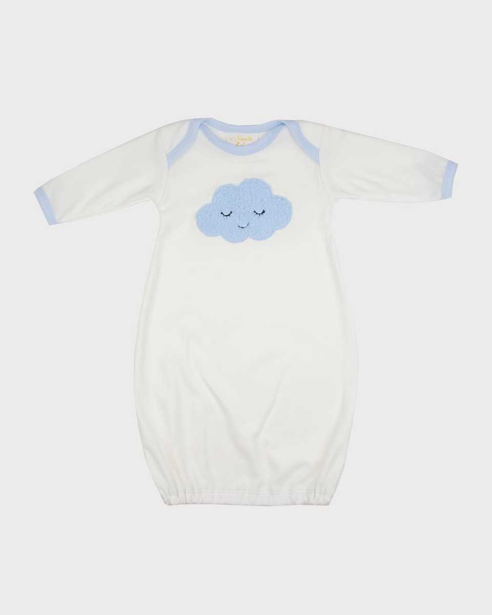 Boy's Sleepy Time Cloud Cotton Gown, Size