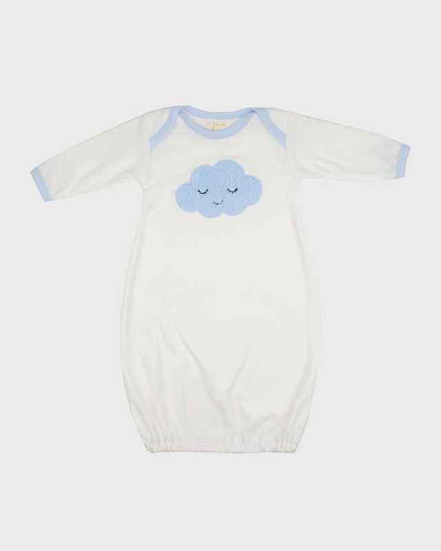 Boy's Sleepy Time Cloud Cotton Gown, Size