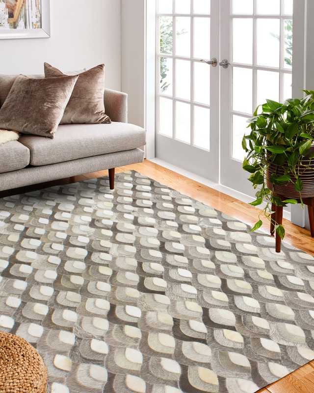 Deming Hair in Hide Rug, 5' x 8'