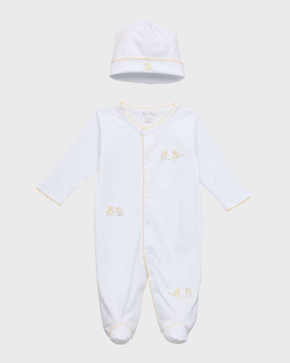 Kid's Hatchlings Footie & Hat Set, Size Newbor