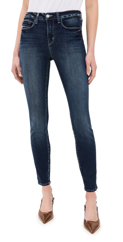 L'AGENCE Marguerite Skinny Jeans Columbia