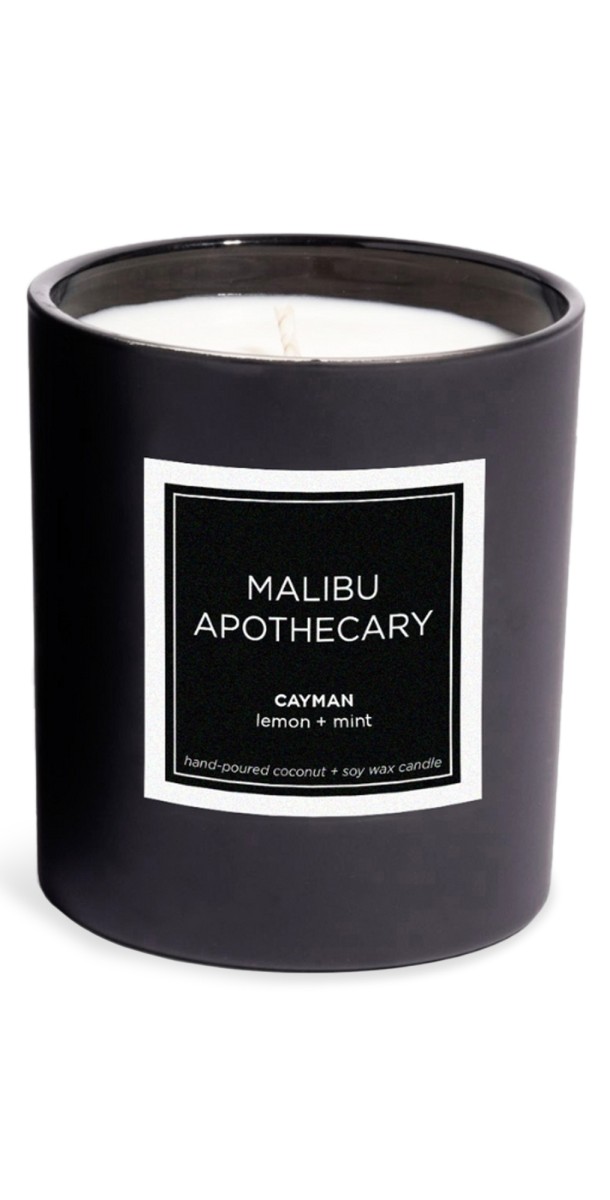 Malibu Apothecary Cayman Candle Matte Black