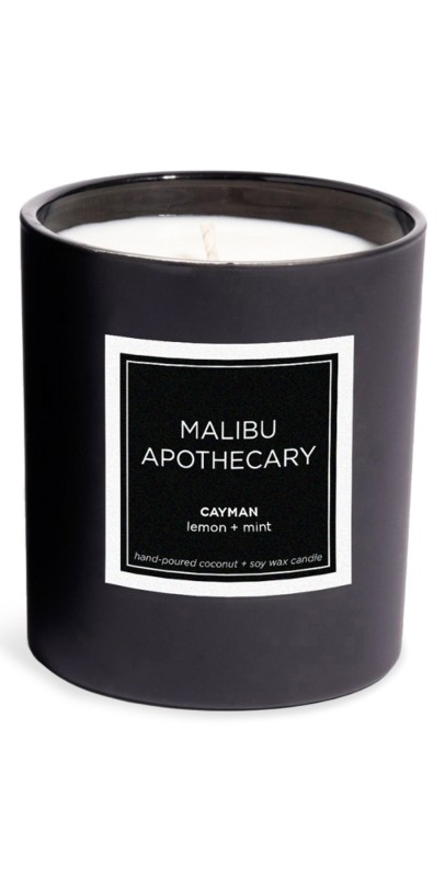 Malibu Apothecary Cayman Candle Matte Black