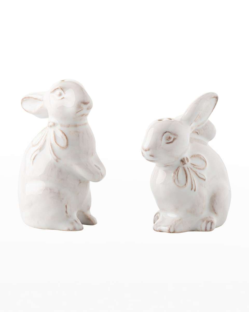 Clever Creatures Bunny Salt and Pepper Set/2pc