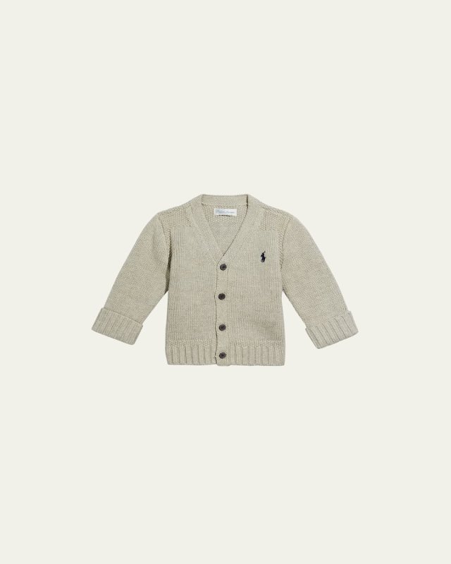 Boy's Cotton Cardigan, Size 3M-
