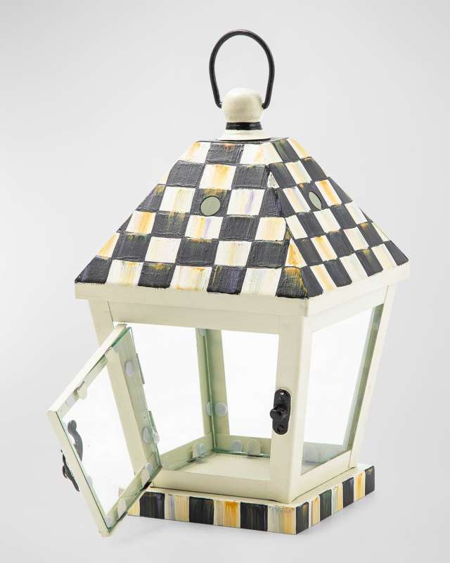 Courtly Check Lantern, Small