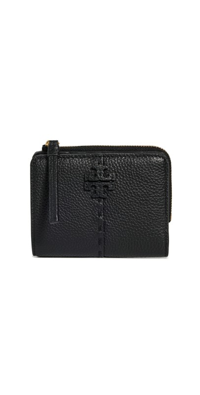Tory Burch McGraw Bi-Fold Wallet Black