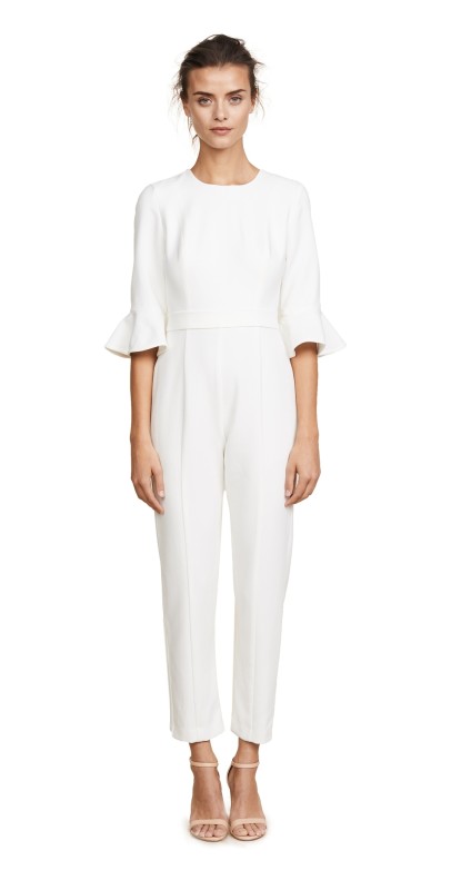 Black Halo Brooklyn Jumpsuit White