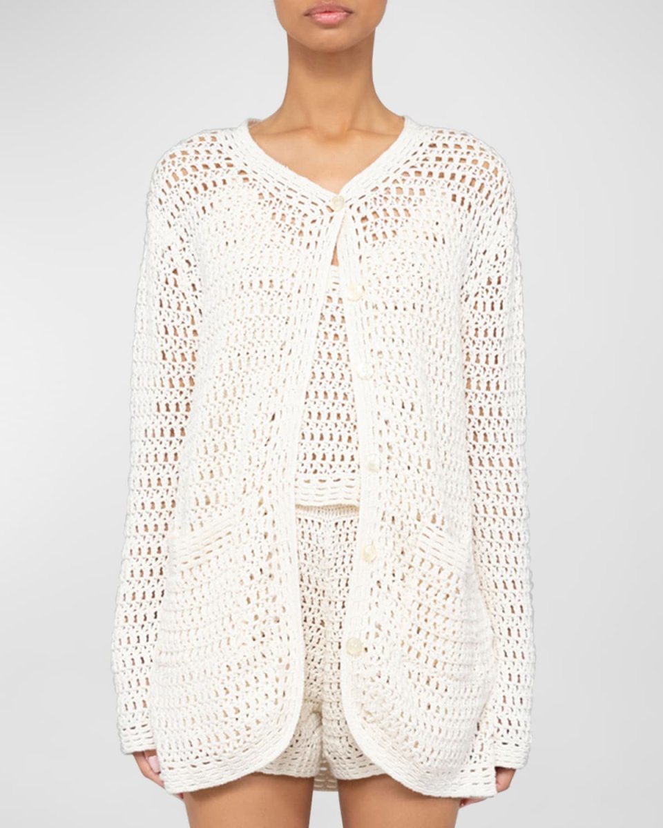 Lucy Boxy Crochet Cardigan