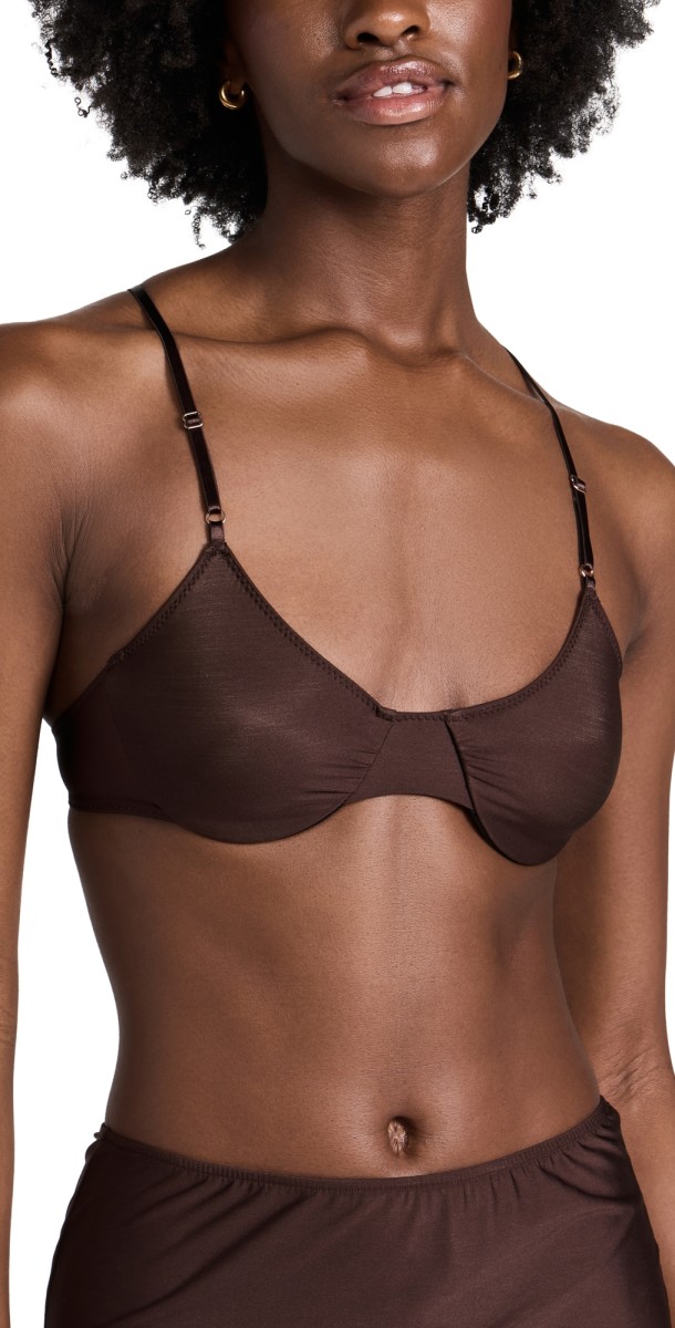 Only Hearts Second Skins Racer Back Bra Almond