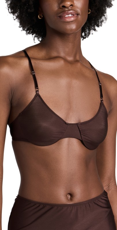 Only Hearts Second Skins Racer Back Bra Almond