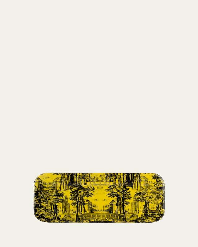 Tray 25X60cm - Giardino Settecentesco Black Yellow