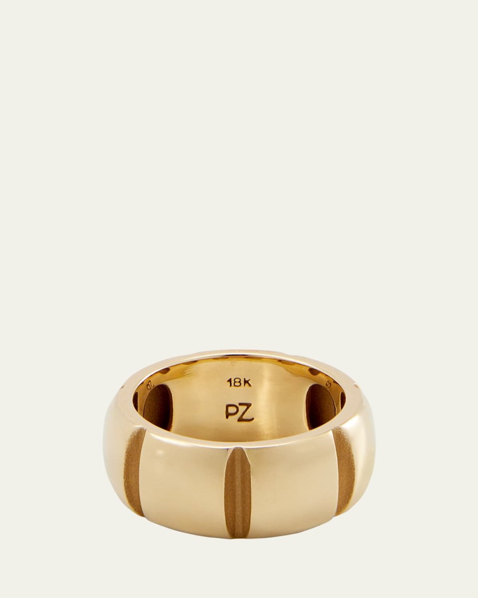 18k Yellow Gold Veda Band Ring