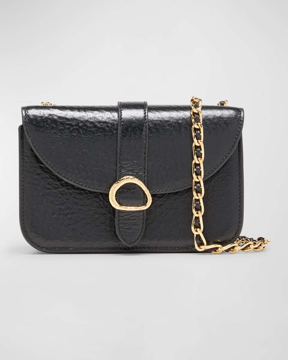 Esme Small Chain Leather Crossbody Bag