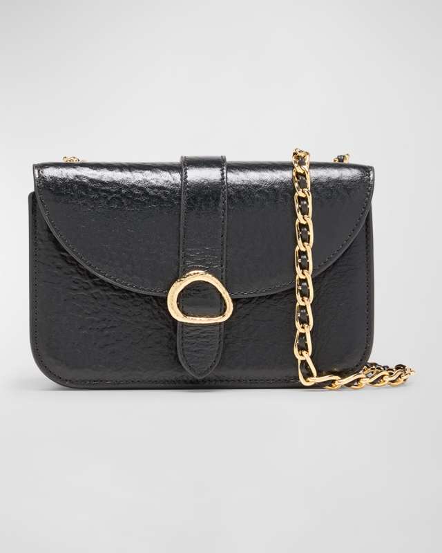 Esme Small Chain Leather Crossbody Bag