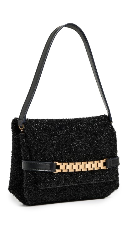 Victoria Beckham Mini Chain Pouch Black