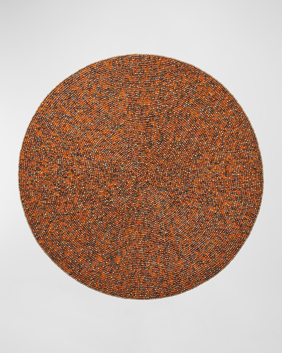 Autumn Rush Beaded Placemat