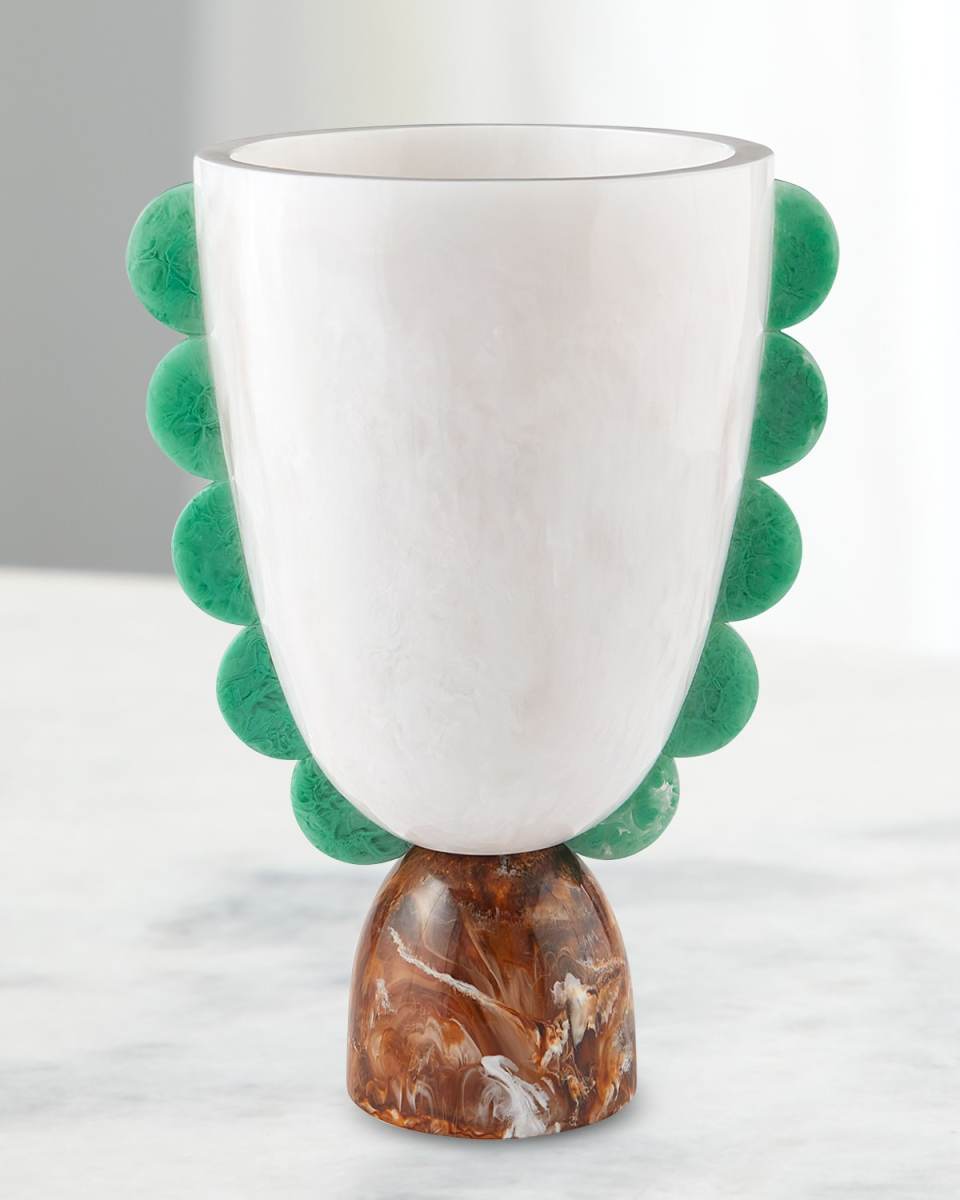 Mustique Scalloped Urn