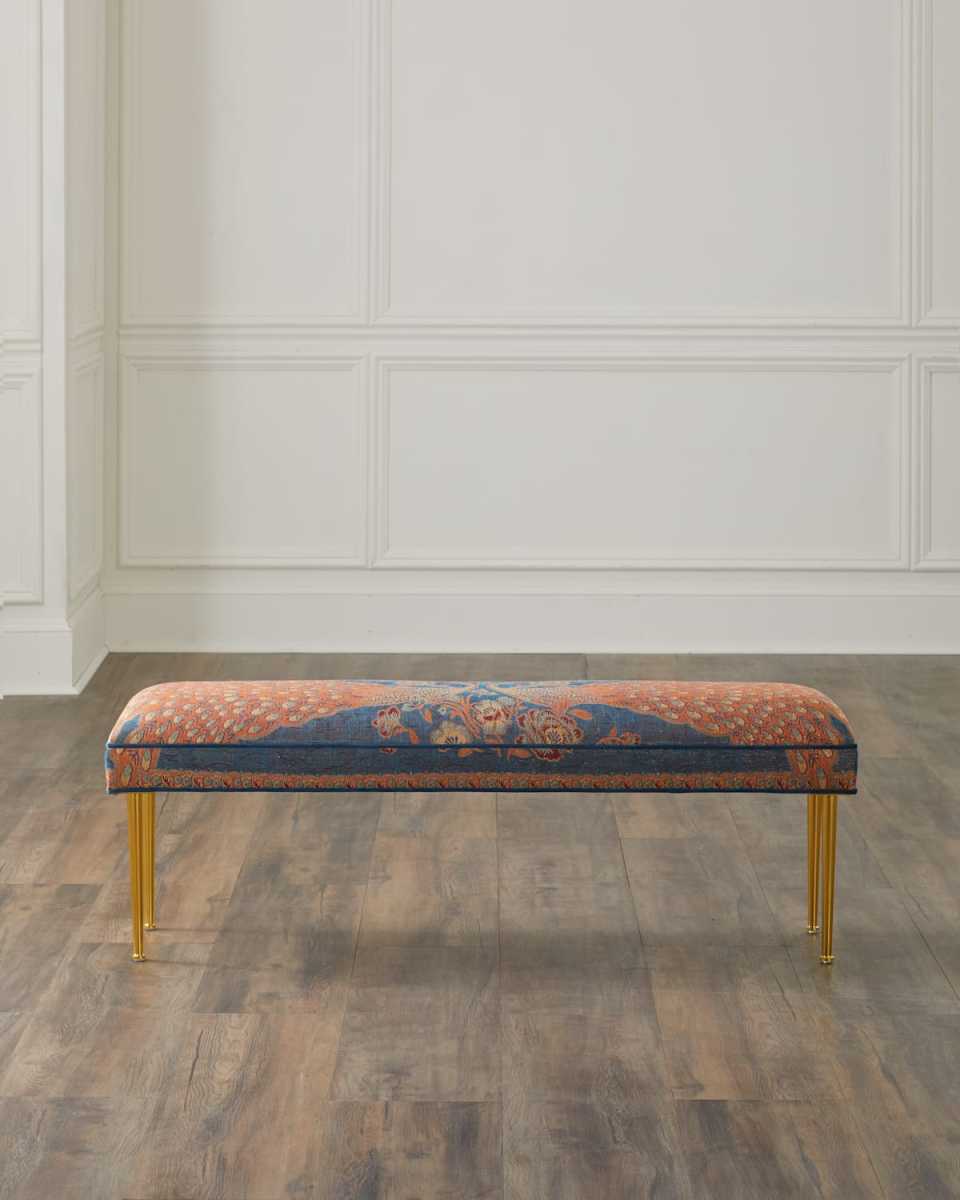 Peacock Bench, 50"