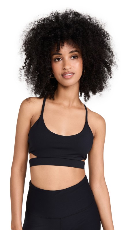 Sincerely Jules for Bandier Rowan Cutout Bra Black