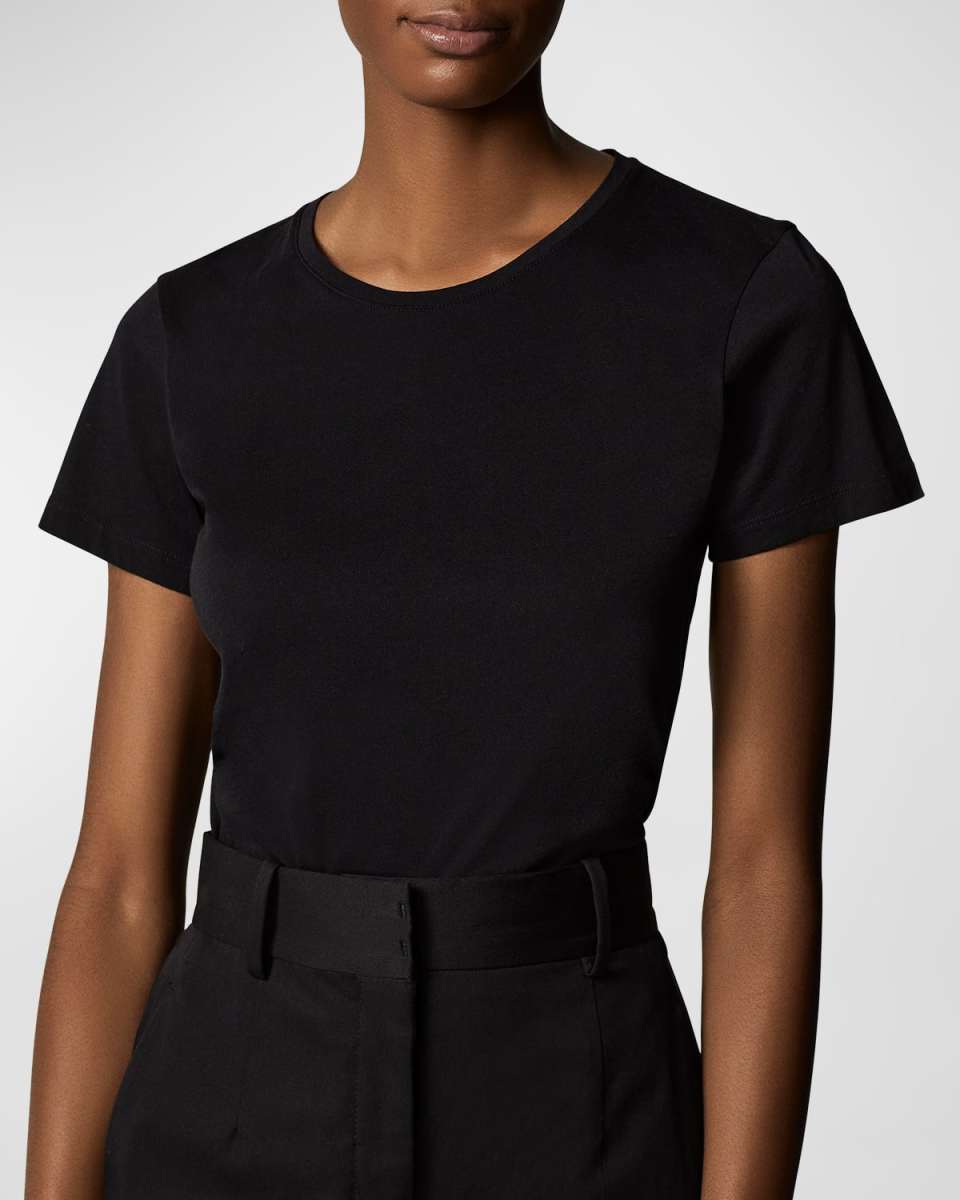 Crew-Neck Cotton Tee