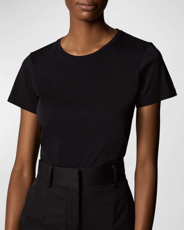 Crew-Neck Cotton Tee